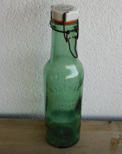 Vintage bouteille 34cm bocal - 34cm,
