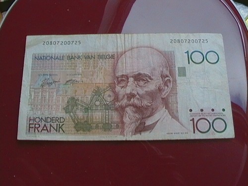 Billet 100 francs - francs, belge