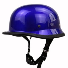 German Motorcycle Half Helmet Chopper Scooter Helmet Skull Cap Moto Casco