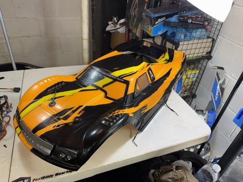 Hpi baja body orange and - baja,