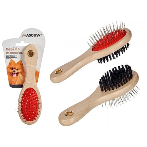 Brosse double face animaux - brosse,
