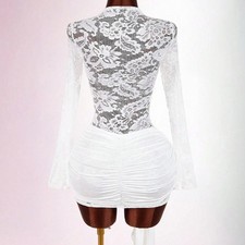 Robe Mini En Dentelle