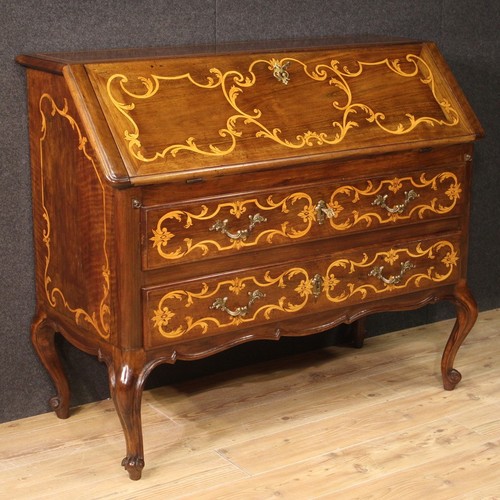 Bureau pente marqueté - de,