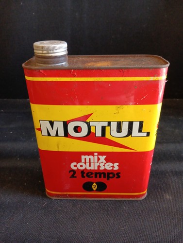 Ancien bidon huile motul mix - ancien,