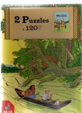 2 puzzes TINTIN 120 pièces