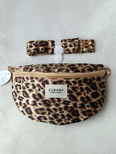 Sac banane léopard neuf - banane,