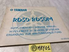 Yamaha RD50 RD50M 2L4 2L5 2L6 2L7 2L8 2U1  supplément manuel revue technique