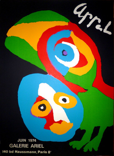 Karel appel affiche - karel, en