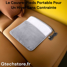 Chauffe-Pieds Électrique USB Thermique Avec Coussin Doux 50-60°C Constante