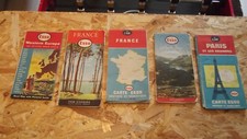 LOT DE 10 CARTES ROUTIERE ESSO
