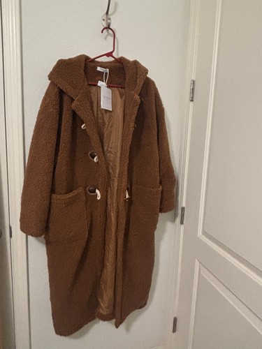 Kalebee long hooded teddy - long,