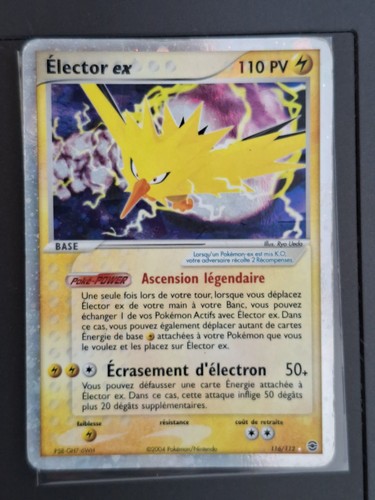 Carte pokémon elector - carte, ex