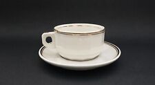 Vintage / Retro Tableware - Bistro Cup + Saucer - Chauvigny Porcelain