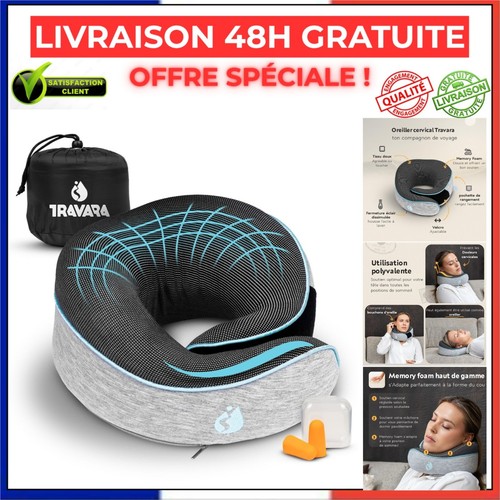 Coussin voyage ergonomique - coussin,