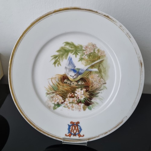 Assiette porcelaine peinte - assiette,