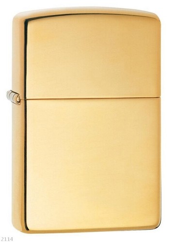 Zippo high polish brass - zippo, ★