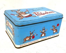 Antique PATACHOU Metal Advertising Shoe Box