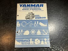 Yanmar 2QM20 Marine Diesel Engine Operation Manual Maintenance