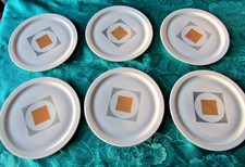 6 assiettes a dessert