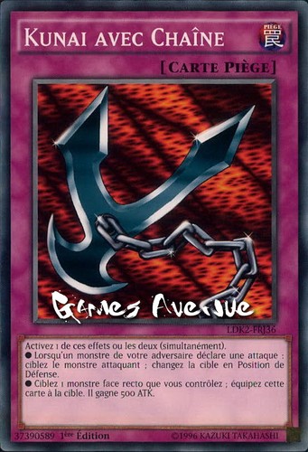 Kunai avec chaine - yu-gi-oh, !