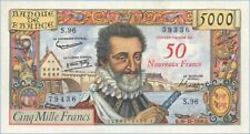 50 NOUVEAUX Francs HENRI IV FRANCE 1958. Faux moderne.