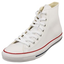 Converse CT HI Baskets Blanches Unisexe - Entraîneurs en Cuir - 48 EU