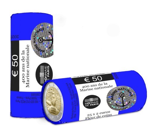 Rouleau pièces euro - euro, france