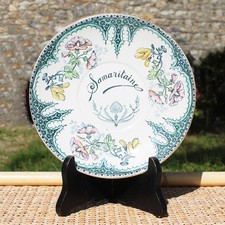 Antique Samaritan advertising plate 20 cm model Arras / Lunéville