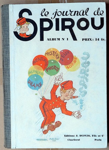 Spirou album reliure - spirou,