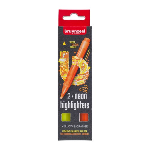 Bruynzeel neon highlighters - highlighters,