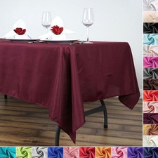 10 pcs Wholesale Lot 60x102" RECTANGLE POLYESTER TABLECLOTHS Wedding Supplies