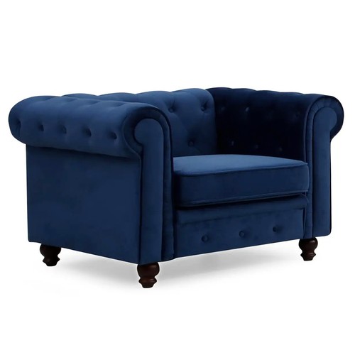 Fauteuil design velours - fauteuil,