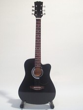 Guitare miniature acoustique noire Bon Jovi