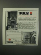1990 Tulikivi Ad - Contraflow fireplaces, bakeovens and cookstoves