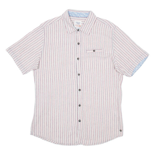 Chemise homme rayée rouge - chemise, xl