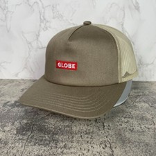Globe Khaki Minibar Trucker Hat Stone Mesh Baseball Cap - Skateboard Streetwear