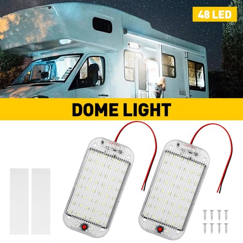 2pcs 12v led - rv, dome