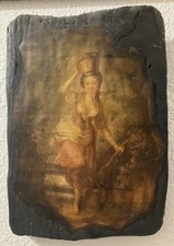 Chromolithographie Marouflée