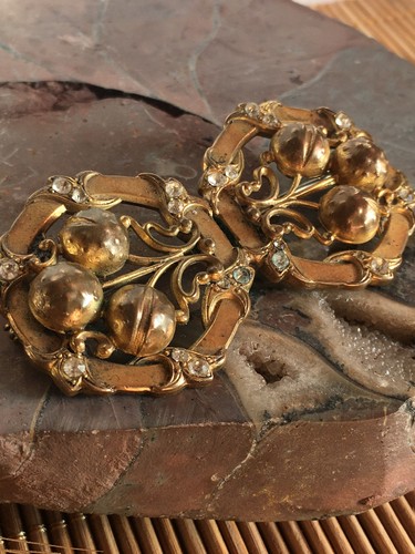 Ancienne broche doree - broche,