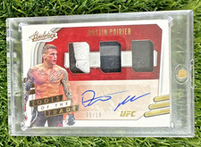 2021 Chronicles DUSTIN POIRIER Absolute Tools of the Trade Auto/Triple Patch /10