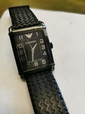 Emporio Armani Quartz Rubber Strap Men's Watch Ref V23