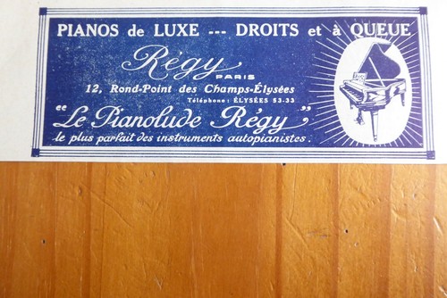 1922 1923 pub regy pianolude - regy,
