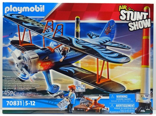 Avion biplan playmobil pour - biplan,