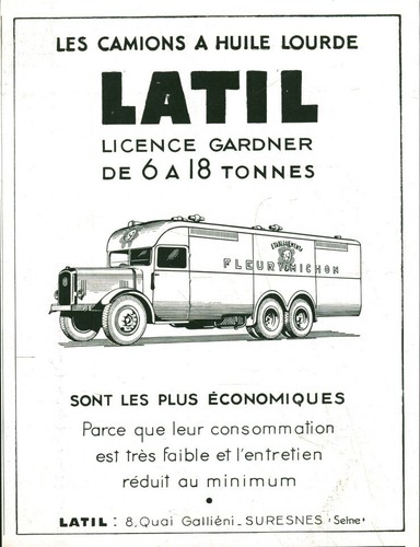 Publicité ancienne camions