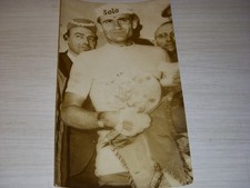 CYCLISME PHOTO 060 TOUR de FRANCE 196x COUREUR SOLO SUPERIA sur PODIUM