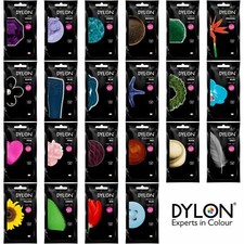 50g Dylon Main Wash Teinture Tissu Vêtements Rideau Textiles Jeans 17 Couleur