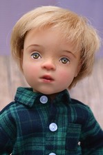 Poupée garçon Minouche Sylvia Natterer doll ooak modèle unique