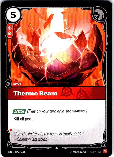 Thermo beam 022 298 uncommon - thermo,