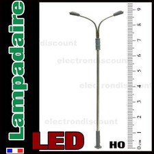 S302# Lampadaire double courbe