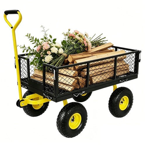 Chariot jardin 1 acier - chariot,